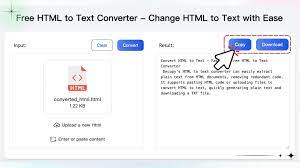 HTML to TXT